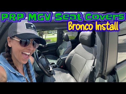 PRP Marine Grade Vinyl Seat Covers for 2021+ Ford Bronco Install