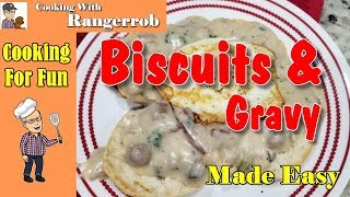 BISCUITS & GRAVY - COOKING