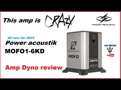 Power Acoustik amp dyno MOFO1-6KD square fullbridge review