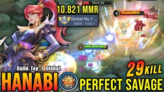 Download lagu 29 Kills   SAVAGE!! Chic Glamour Hanabi New STARLIGHT Skin!! - Build Top 1 Global Hanabi ~ MLBB mp3