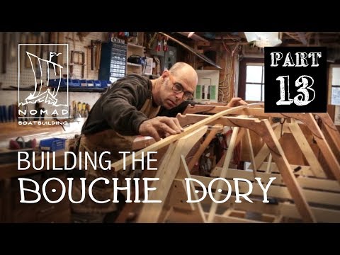 Building the Bouchie Dory Pt.13 - Fairing the building jig.