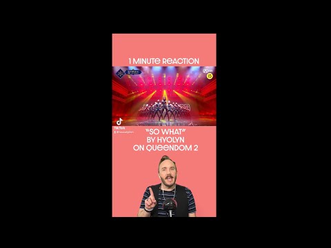 1 Min Reaction: Hyolyn “So What” Queendom 2 (LOONA Cover)
