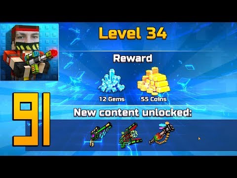 Pixel Gun 3D - Gameplay Walkthrough Part 91 - Level 34