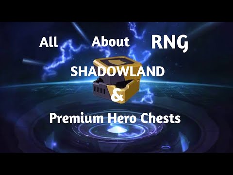 I opened 7 shadowland chests and 5 premium hero chests!!