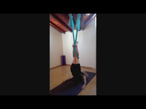 AERIAL YIN YOGA FOR BEGINNERS - FULL CLASS
