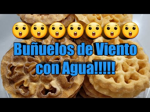 Buñuelos de Viento Hechos con Agua 😲😲