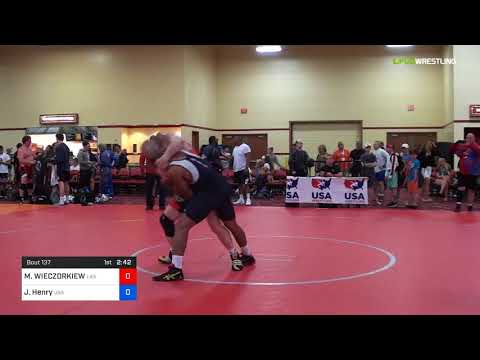 2018 Marine Corps US Open/Masters D Greco Roman 100 RR Rnd 3 - MIROSLAW WIECZORKIEWICZ (Las ) Vs.