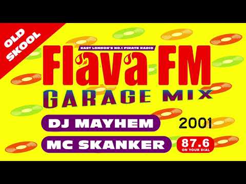 Old School UK Garage | DJ Mayhem & MC Skanker | Flava FM 87.6 (London Pirate Radio) | 2001