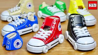 こんなミニカーありか！？コンバースのスニーカーがトミカになって登場！DREAM TOMICACONVERSE ALL STAR COLLECTION VOL.1 全６色 ハイカットローカット切り替え