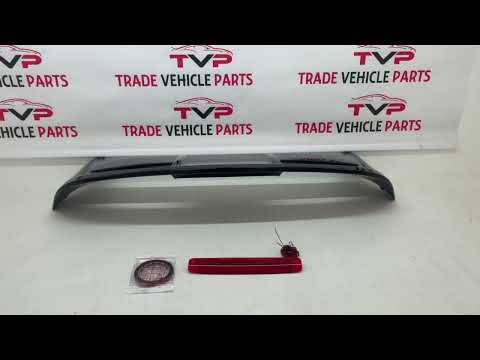 Fits Ford Fiesta MK7 MK7.5 2008-2017 Rear Roof Boot Lip Spoiler Sport Gloss Black video