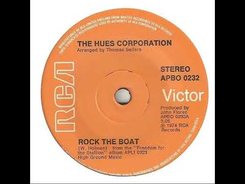UK New Entry 1974 (164) Hues Corporation - Rock The Boat