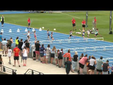 Girls Under 9 60m Hurdles H7 - 2020 State Combined Events Championships // LAVicTV
