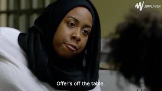 She also takes her hijab off at completely random moments, like during the riots or when she's with friends and shows them her bright red hair to make them laugh.