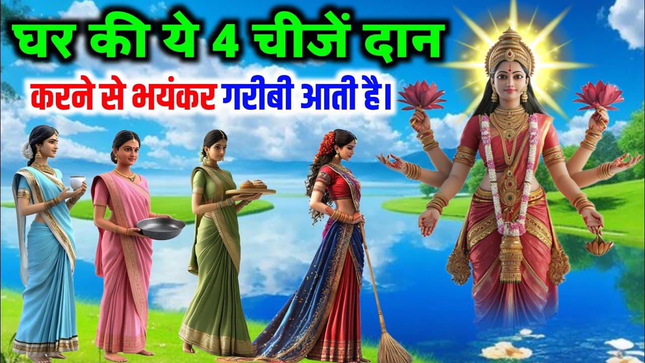 मां लक्ष्मी कहती हैं - घर की 5 चीज दूसरों को देने से आती है भयंकर गरीबी आती हैं #jayshreekrishna