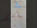 simple trick for compititive exams #triangle and it's properties  #easy maths tricks #ytshorts