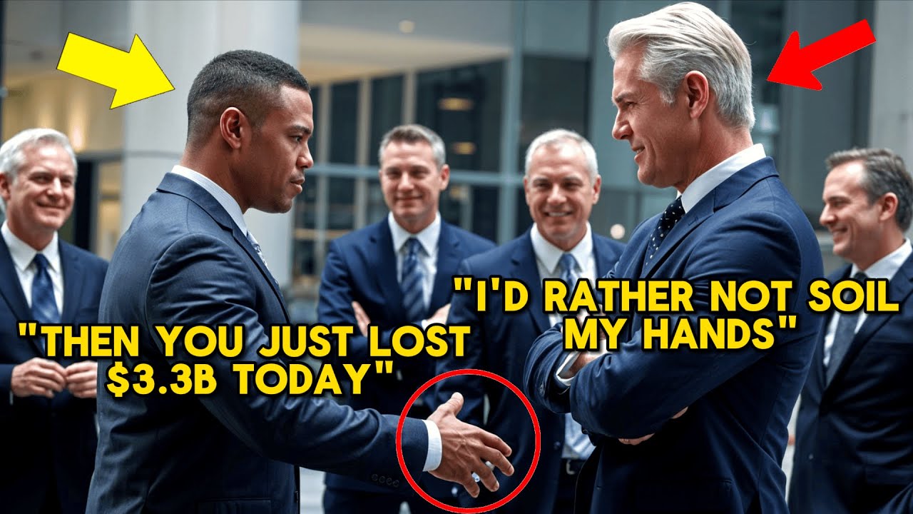 CEO Refuses to Shake Black Man’s Hand — Then He Makes One Call and Pulls $3.3B in Funding!