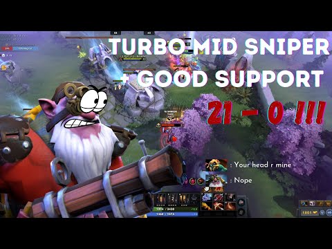 No Die Sniper - DOTA 2 Turbo [STEAM]