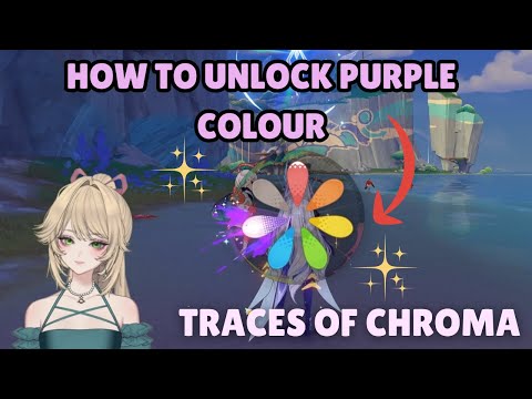 How To Unlock Purple Colour In Asha Genshin Traces Of Chroma Location Guide Easy