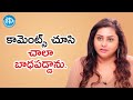 Namita About Social Media Criticism On Personal Level Frankly With TNR IDream Telugu Movies