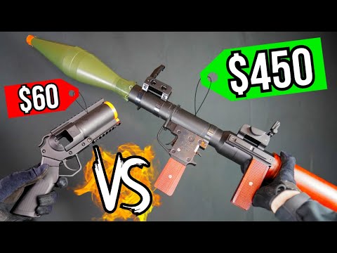Cheap vs Expensive Airsoft Grenade Launchers!