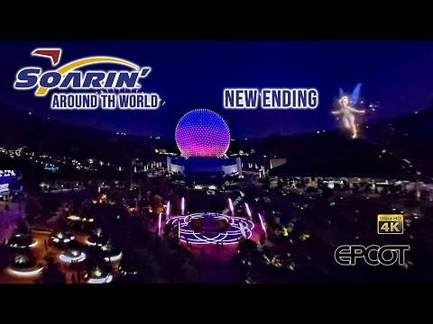 Soarin' Around the World with New Ending On Ride 4K POV EPCOT Walt Disney World  2024 11 23