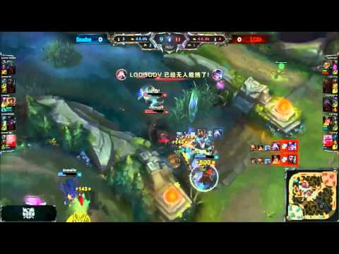 Snakes Martin Vayne VS LGD Imp Sivir Game 1 Highlights {EPIC}   2015 LPL Summer W8D2