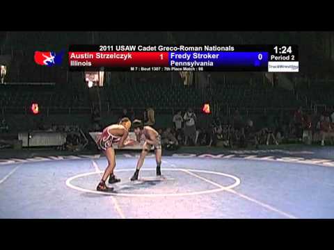 Cadet Greco 7th 98 - Fredy Stroker (PA) vs. Austin Strzelczyk (IL)