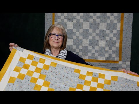 Double Irish Chain Patchwork Quilt Design with Valerie Nesbitt (Taster Video)