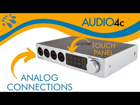 iConnectivity iConnectAUDIO4+ Audio + MIDI Interface ICAUDIO-04