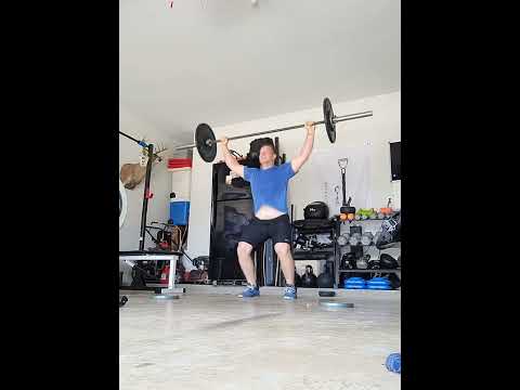 Crossfit Hero WOD "Randy"= 5min24sec #crossfit #powersnatch #herowod