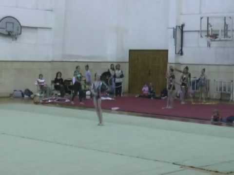 Yasmine Rostom Rhythmic Gymnastics 2007 Egyptian Nationals Junior rope