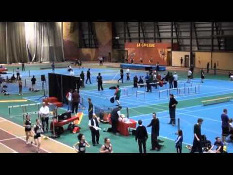 1000m senior femme - Championnat provincial d'athlétisme intérieur 2012 Québec