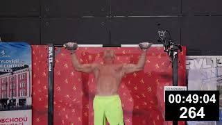 MOST PULL-UPS IN 1HOUR  ( 1204 ) - Guinness World Record - 3.6.2023 Palladium Praha