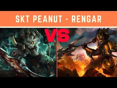 SKT T1 Peanut - Rengar Jungle - KR LOL Solo Rank