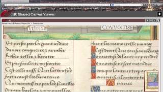 Functionality of JHU SharedCanvas Viewer