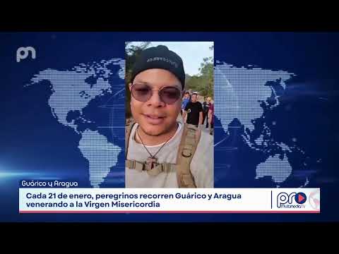 Cada 21 de enero, peregrinos recorren Guárico y Aragua en honor a la Virgen