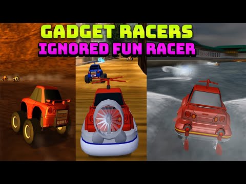 Simple Yet Fun Racer.. Gadget Racers - All Cars & 5 Tracks Gameplay Review PS2 4K
