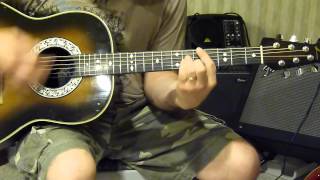 Hot Tuna - Living Just For You - guitar cover