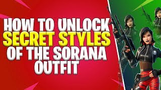 How to Unlock ALL Secret Style Colors for the Sorana Outfit | Fortnite *ALL Secret Style Locations*