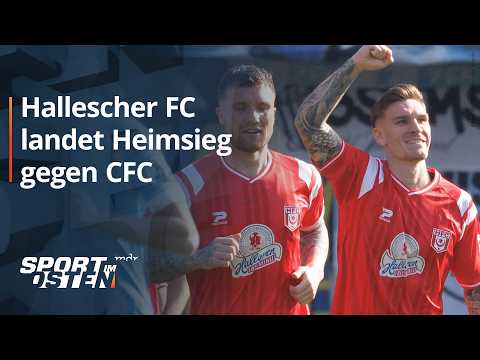 Hallescher FC bejubelt ungefährdeten Heimsieg gegen Chemnitzer FC | Sport im Osten | MDR