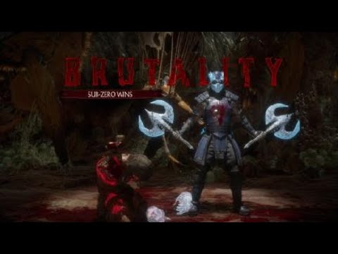 MK11.Night Blizzard Sub-Zero.Off with your hands.Spicy Finish.