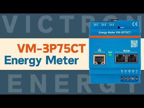 Energy Meter VM-3P75CT einfach anschließen
