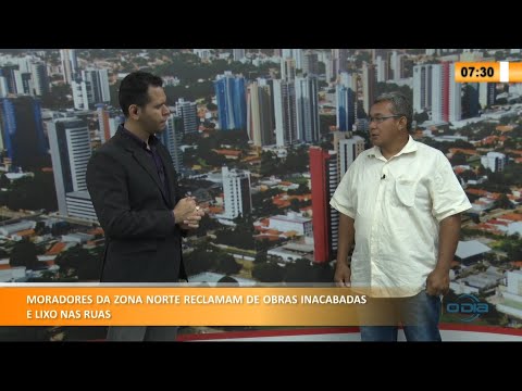 Moradores da zona norte reclamam de obras inacabadas e lixo nas ruas 20 09 2021