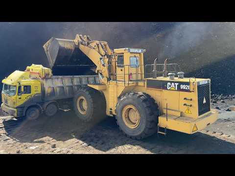 One-Pass Loading With Caterpillar 992C Wheel Loader At Massive Mine - S.G.M Melidis