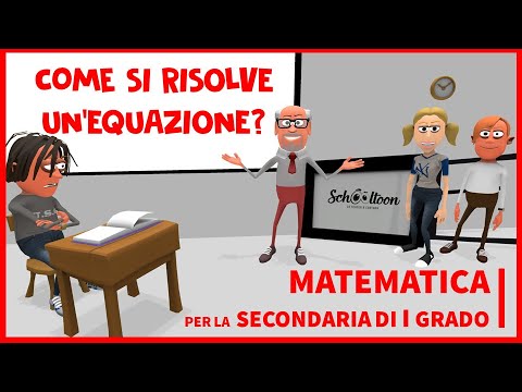 Come si risolve una equazione? -  Algebra - Secondaria di Primo Grado