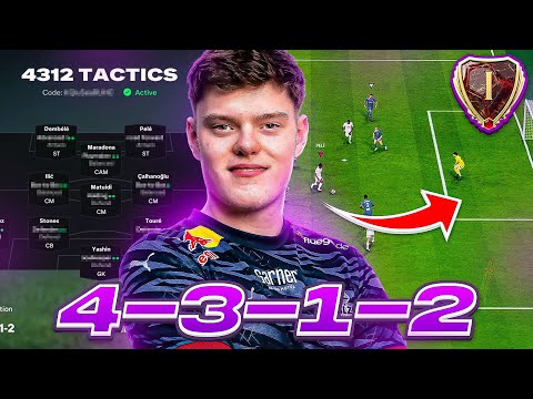 THE BEST 4-3-1-2 PRO CUSTOM TACTICS + PLAYER ROLES IN FC 25!