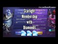 Buy starlight membership with Diamonds | Mobile Legends