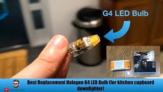 How to Replace a halogen G4 bulb with an LED G4 bulb