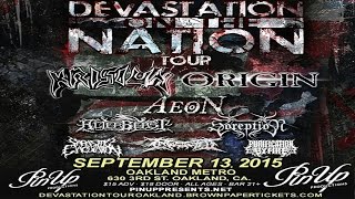 9/13/15- Devastation On The Nation Tour @ Oakland Metro Operahouse