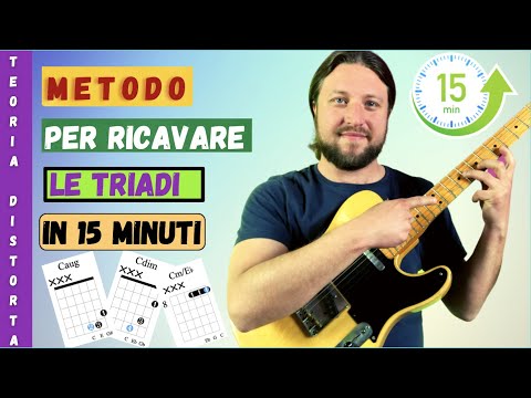 Metodo Per Ricavare Le Triadi Sul Manico in 15 minuti